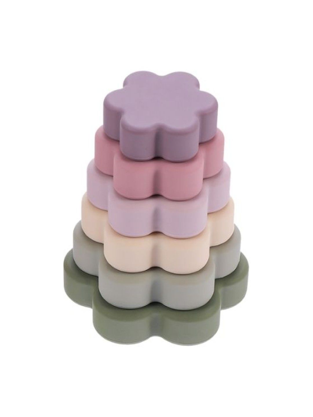 The Nurserie PH Silicone Stacking Tower Toys (Flower- Image 1)