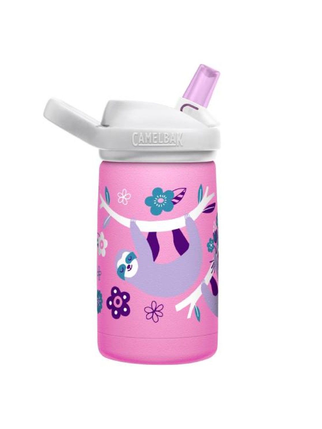 CamelBak Eddy+ Kids Vacuum Insulated Bottle (12oz) (Flowerchild Sloth- Image 3)