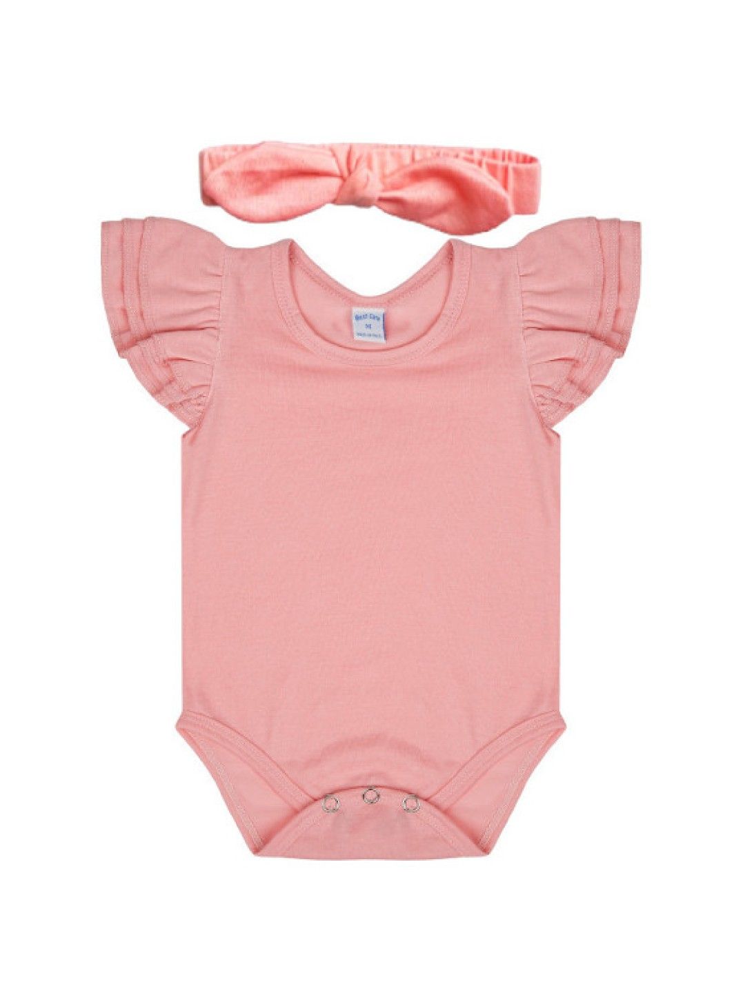 BestCare Flutter Sleeve Onesie with Headband Set