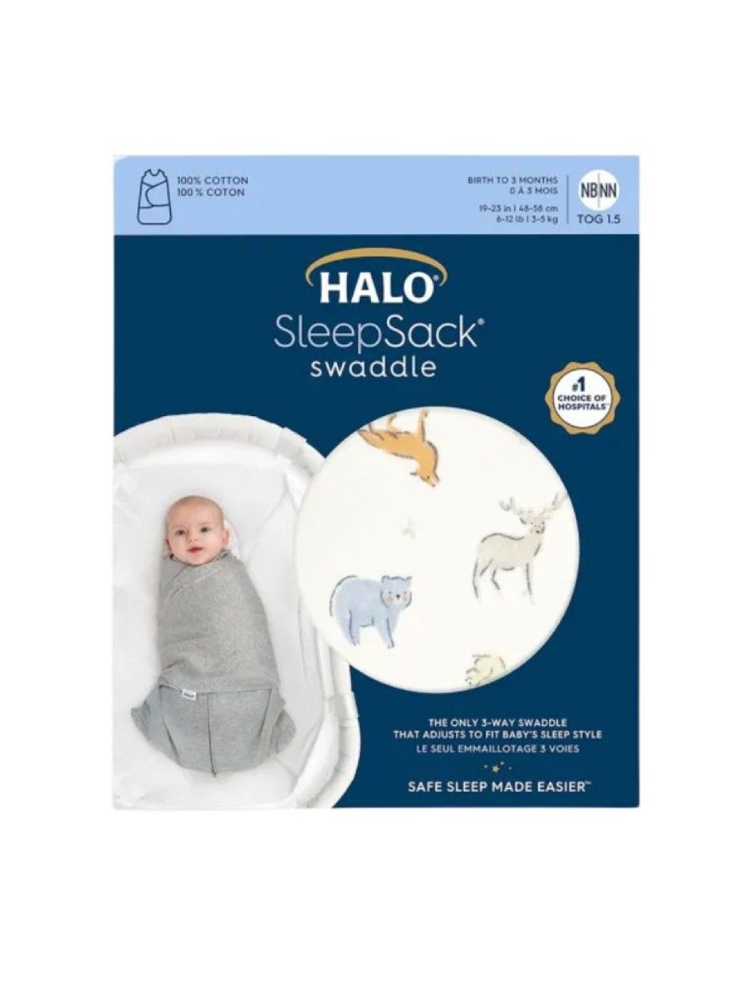 Halo Swaddle - Forest Friends (No Color- Image 4)