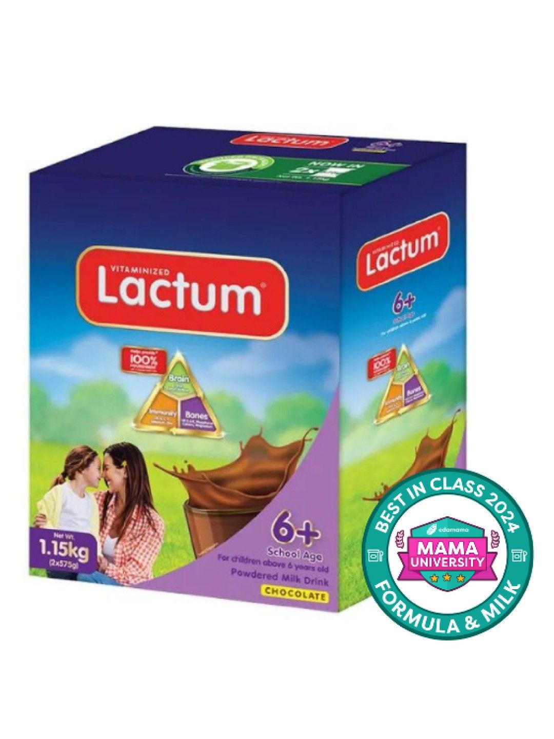 Lactum 6+ Chocolate Powdered Milk Drink for Children 6 Years Old and Above (1.15kg)