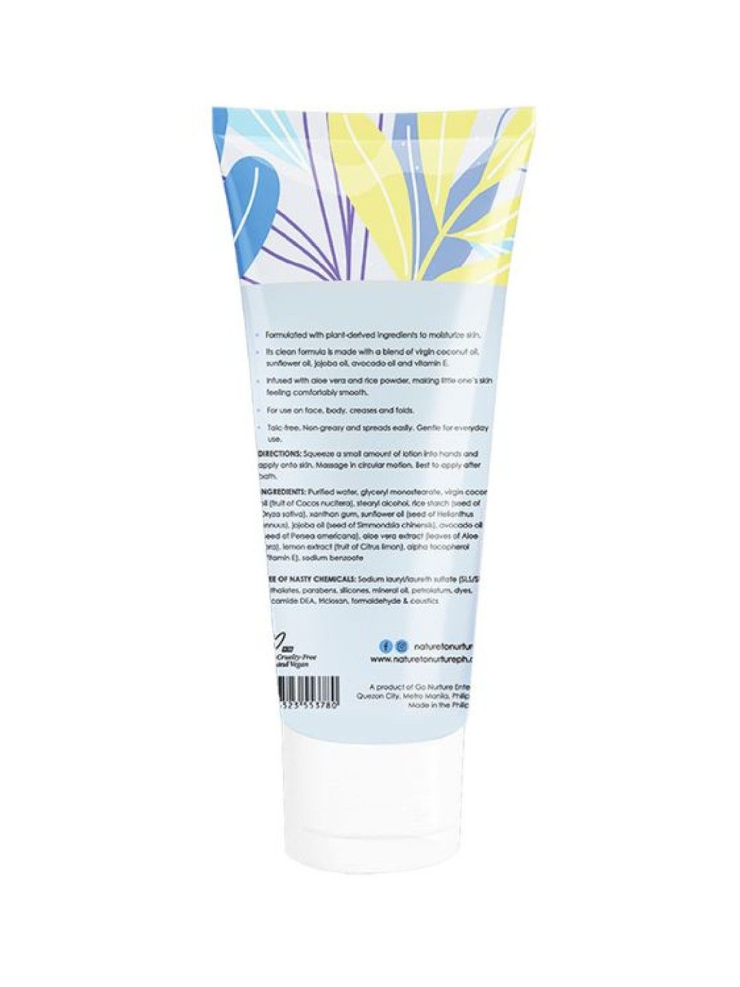 Nature to Nurture Daily Baby Lotion - Fragrance-Free (200ml) (No Color- Image 2)