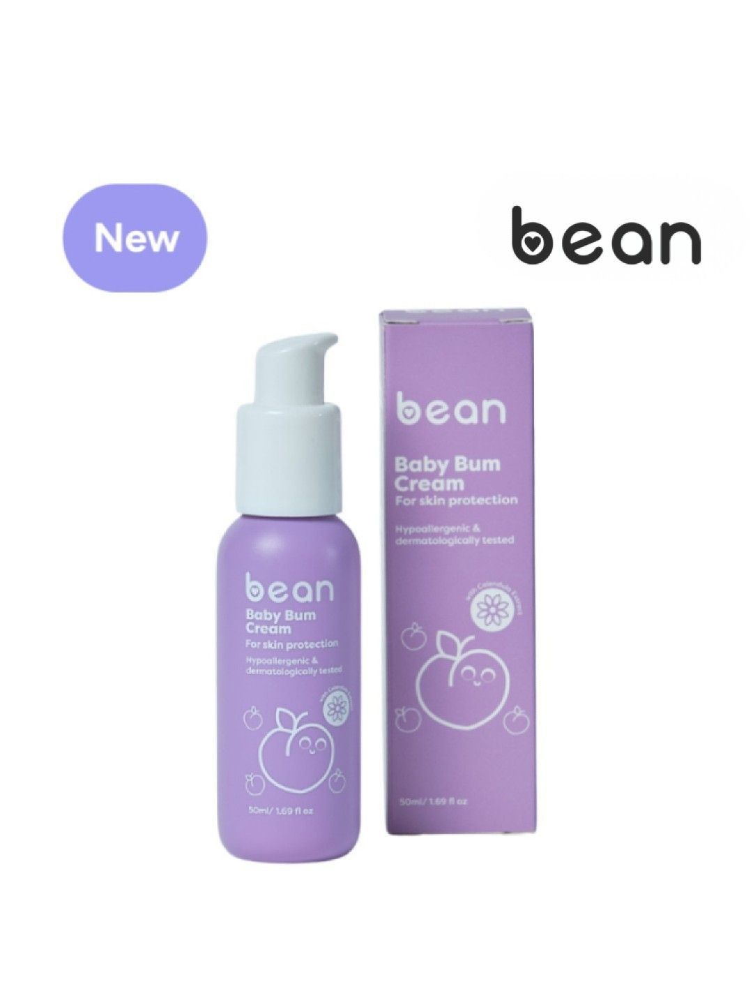 bean Clean & Cuddle Starter Kit - Head To Toe Wash, Baby Lotion, Oil, & Bum Cream (No Color- Image 4)
