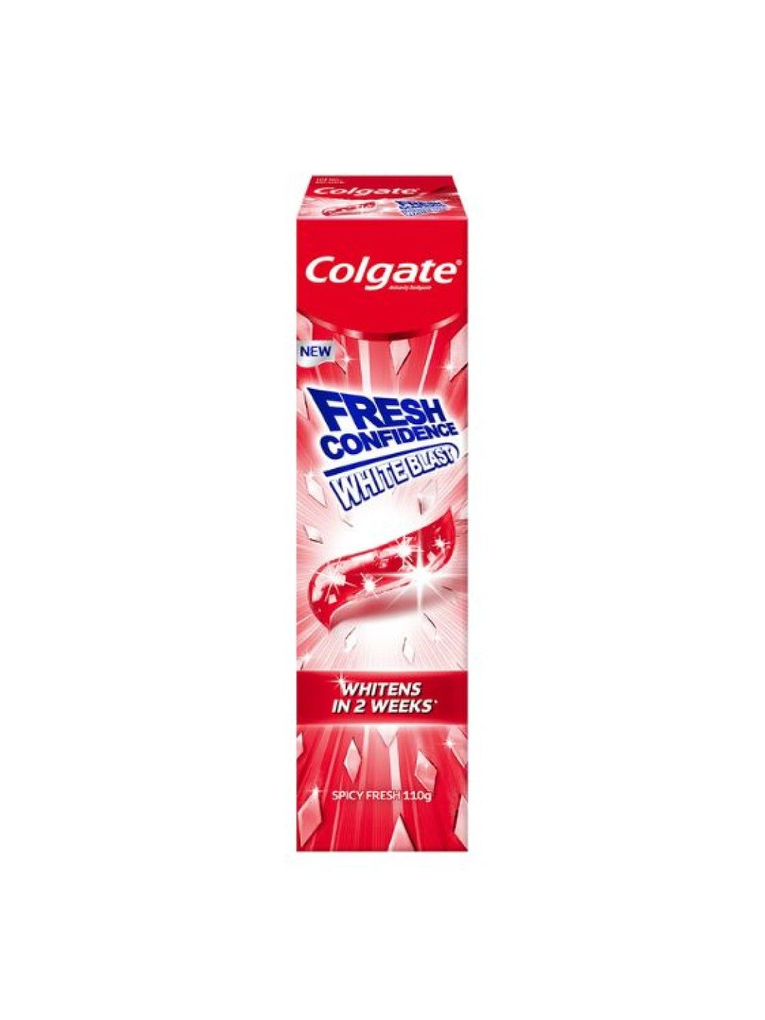 Colgate Fresh Confidence White Blast Spicy Fresh Toothpaste for Fresh Breath 110g (No Color- Image 1)