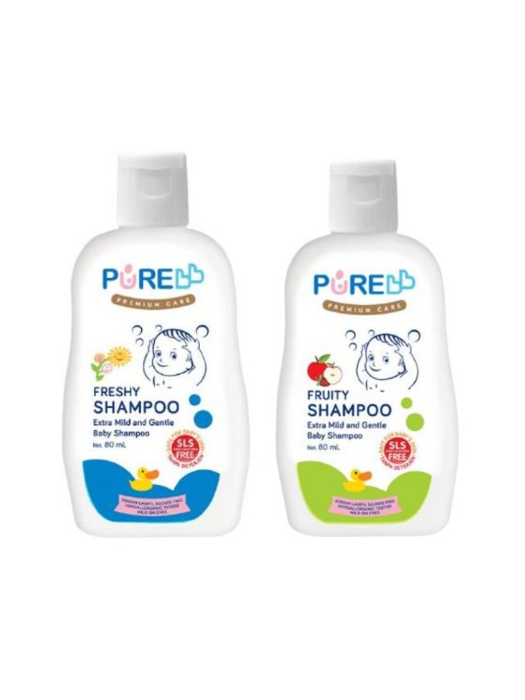 PureBB Freshy (80ml) and Fruity Shampoo (80ml) Bundle (No Color- Image 1)