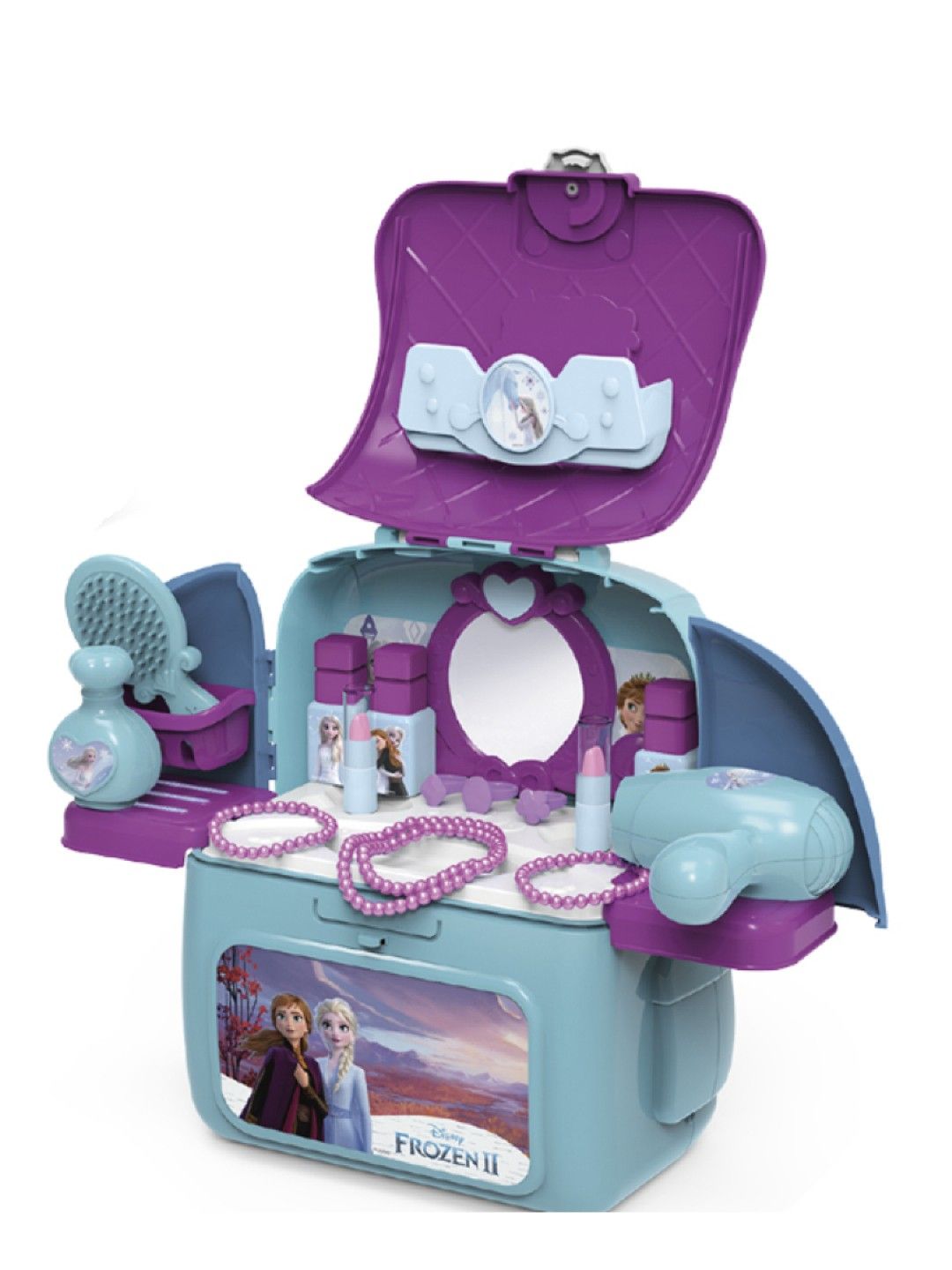 Disney Frozen 2 Makeup Play Set In Backpack Toy for Kids (No Color- Image 2)