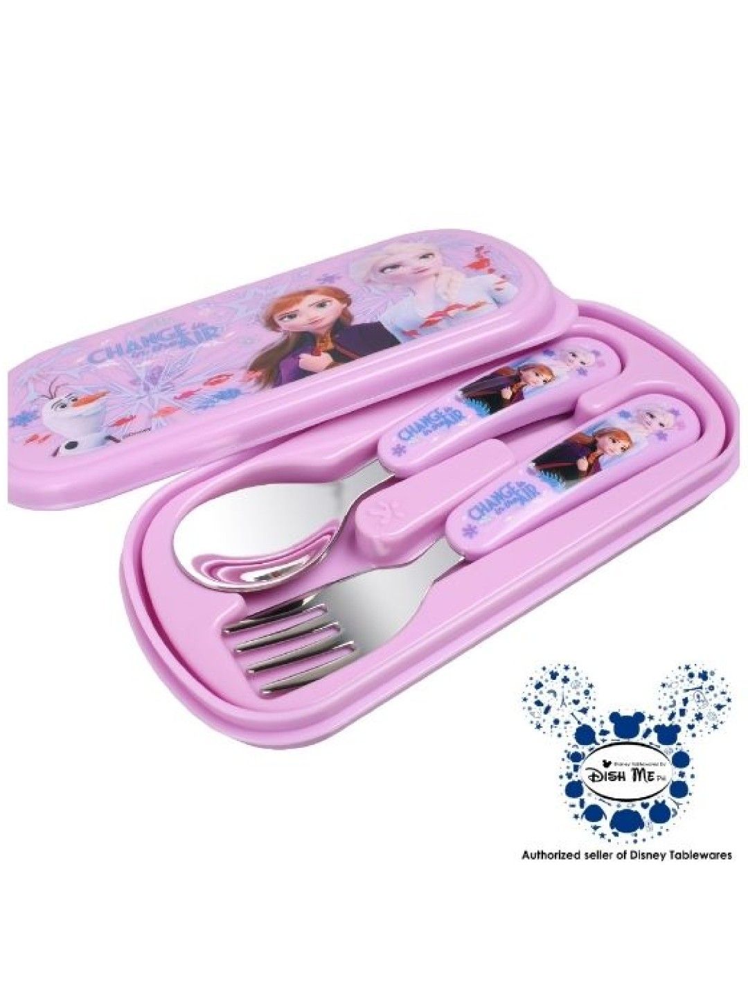 Dish Me PH Disney Frozen 2 - Spoon & Fork Cutlery Set with Case (No Color- Image 2)