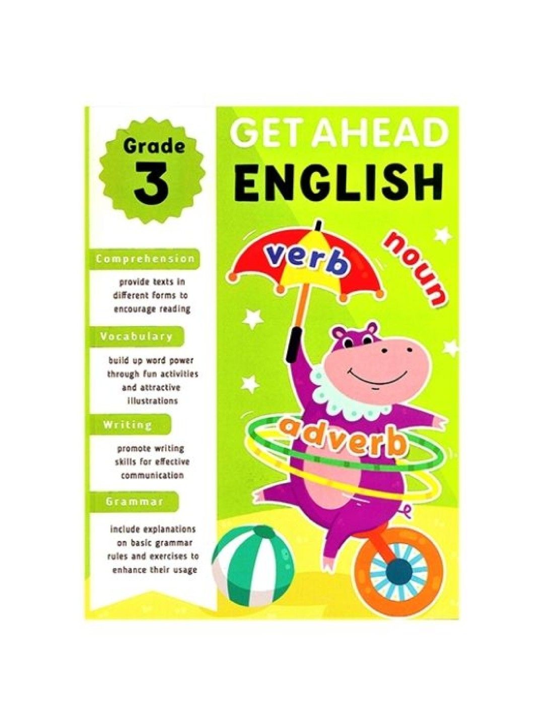 Learning is Fun Get Ahead English Grade 3 (Updated) (No Color- Image 1)