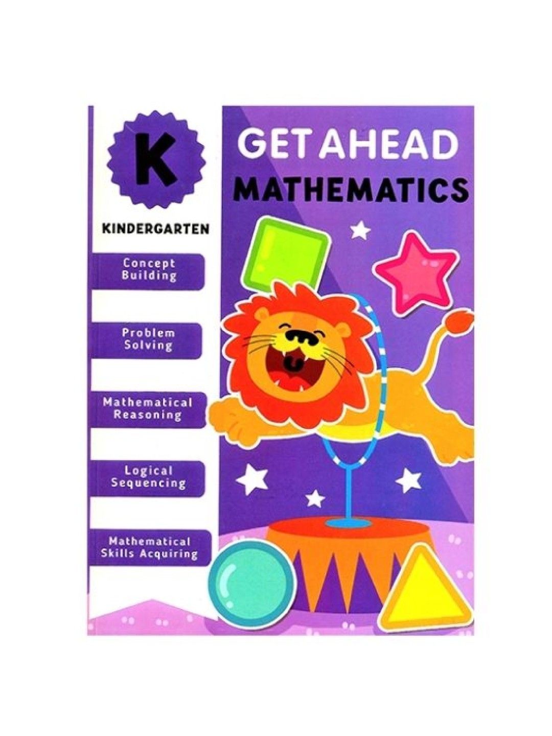 Learning is Fun Get Ahead Mathematics Kindergarten-Updated (No Color- Image 1)