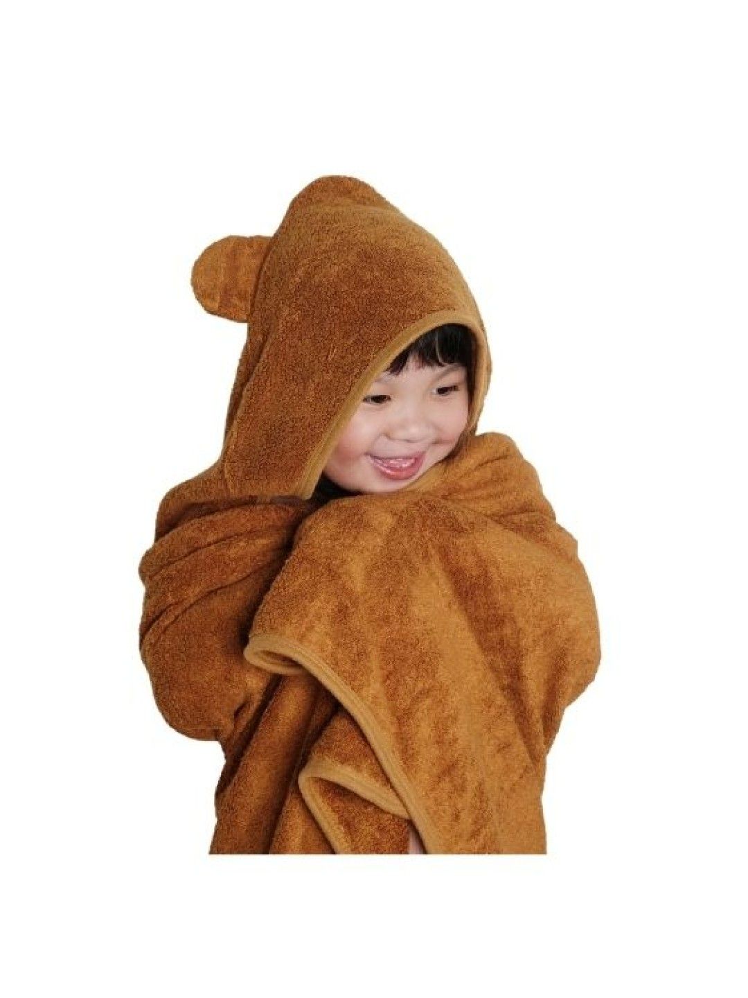 Bambina Grizz Bear Hug Hooded Towel