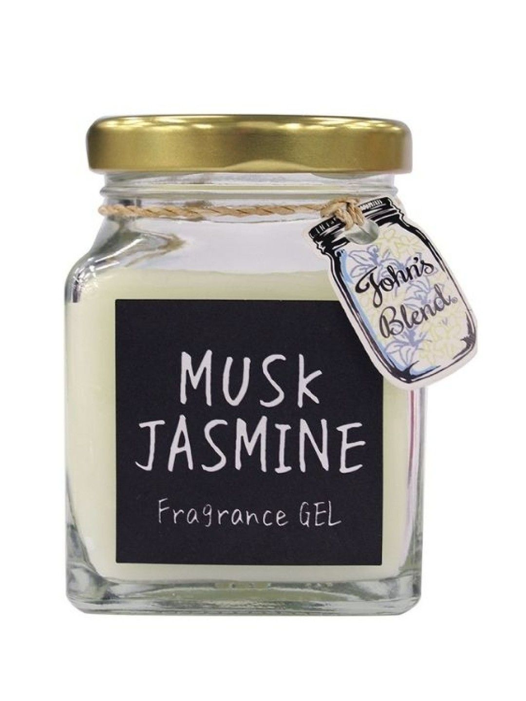 John's Blend Room Fragrance Gel Air Freshener Musk Jasmine (4.8oz/135g)