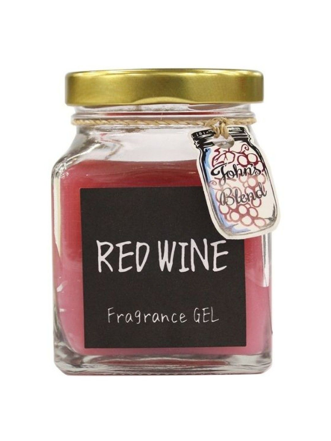 John's Blend Room Fragrance Gel Air Freshener Red Wine (4.8oz/135g)