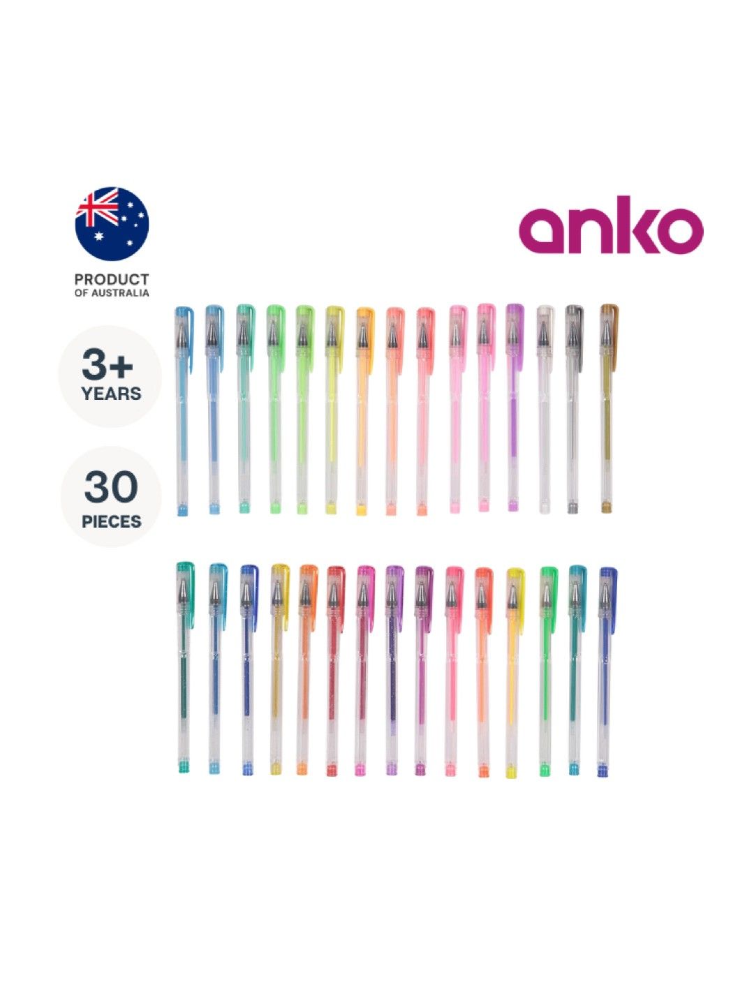 Anko Gel Pen (30 packs) (Assorted- Image 1)