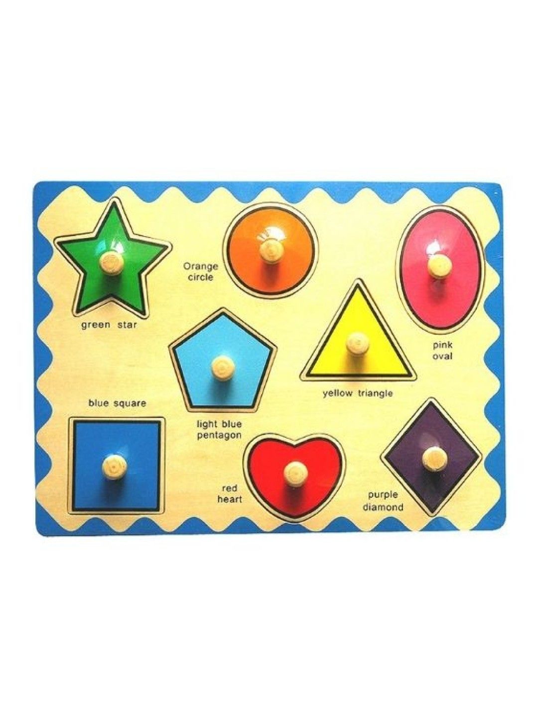 Young Mindz Geometric Shapes Puzzle (No Color- Image 1)