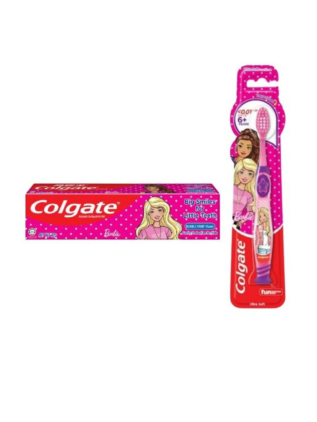 Colgate [Buy 1] Barbie Kids Toothpaste, [Get] Barbie Kids Toothbrush at 20% OFF (No Color- Image 1)