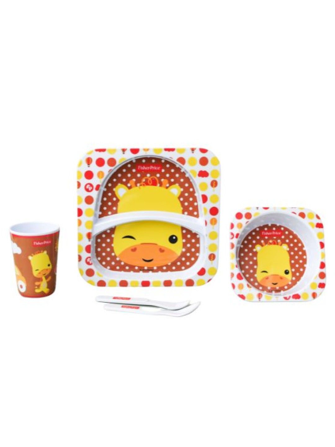 Fisher Price 5-piece Melamine Set (Giraffe- Image 2)