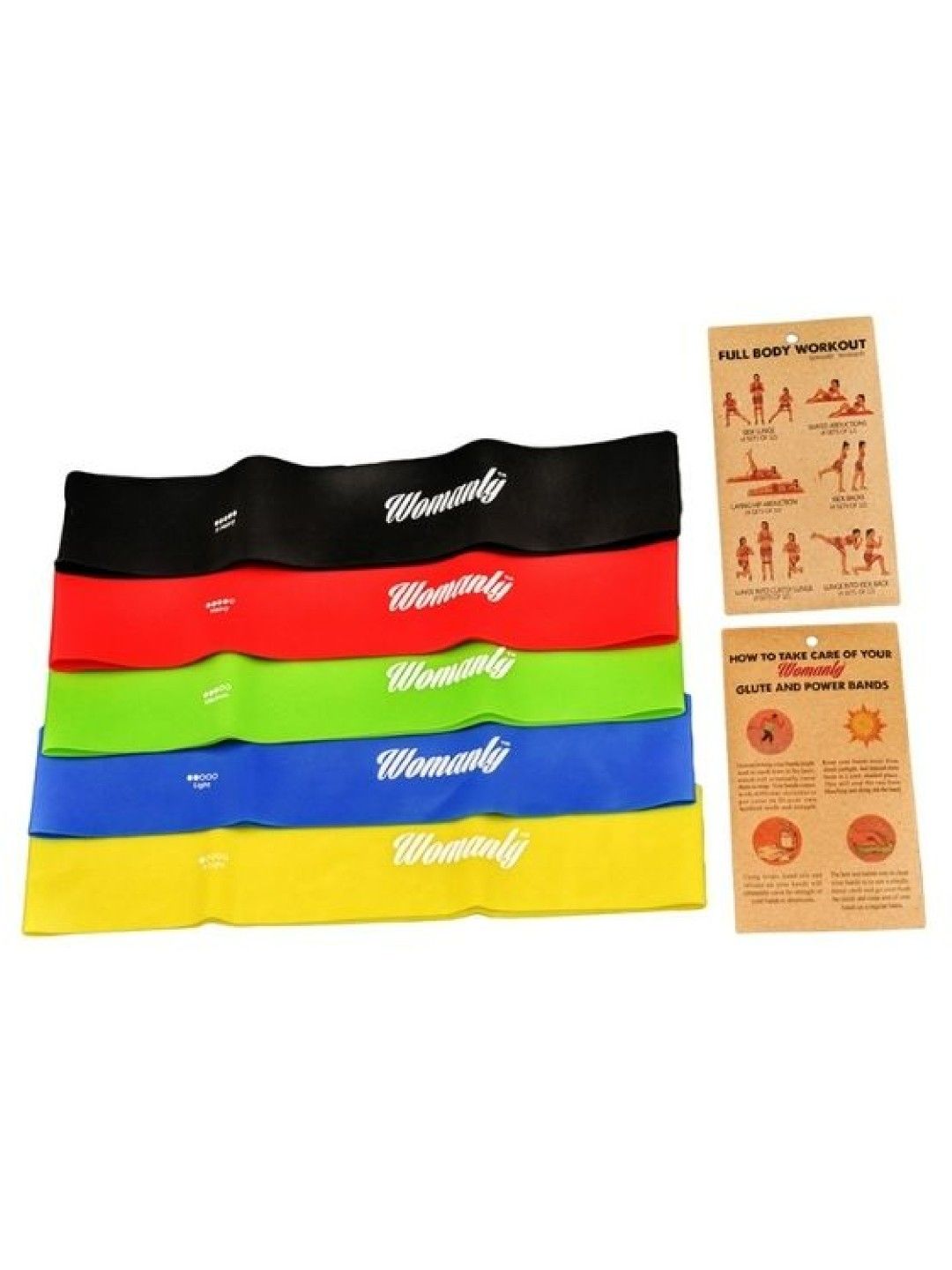 Womanly Glute Bands 5-Pack