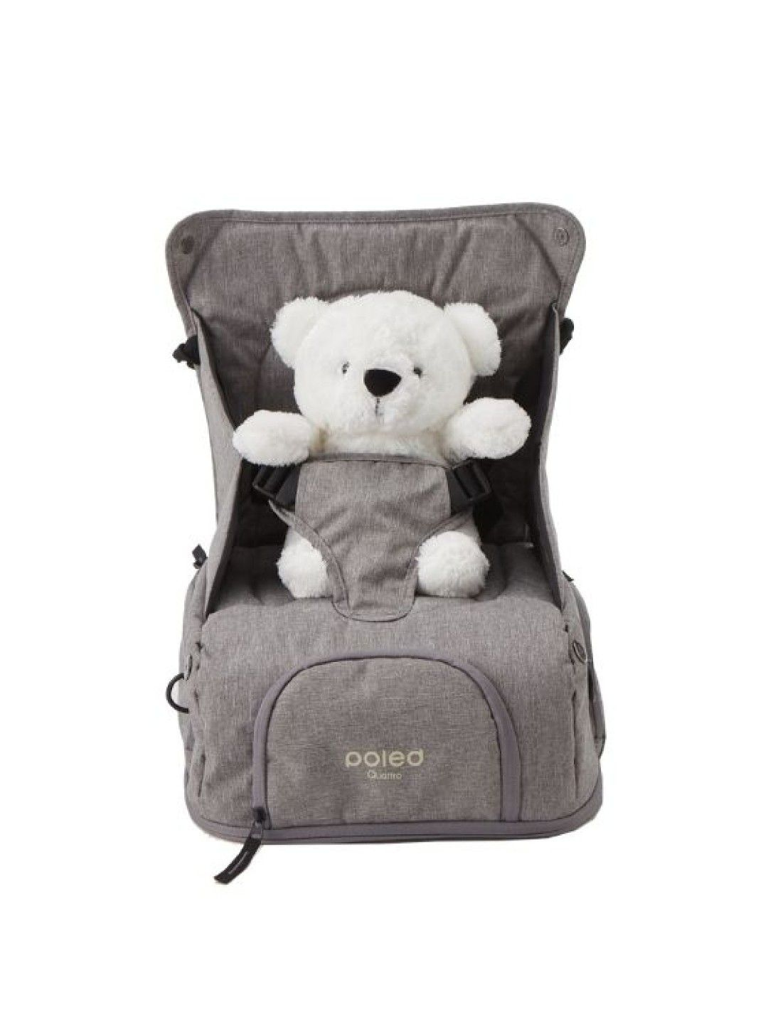 Poled Going Bear Bag (Light Grey- Image 4)