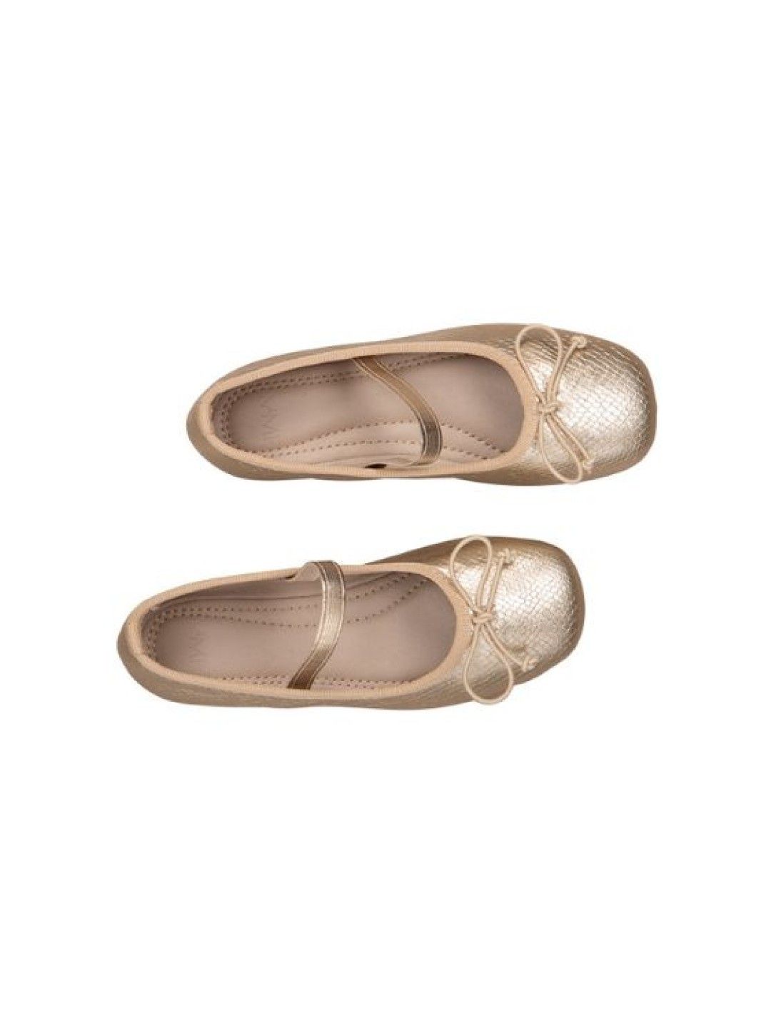 Meet My Feet Faith Ballet Flats (Gold- Image 2)