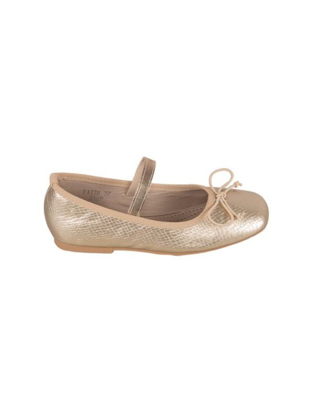 Meet My Feet Faith Ballet Flats (Gold- Image 3)