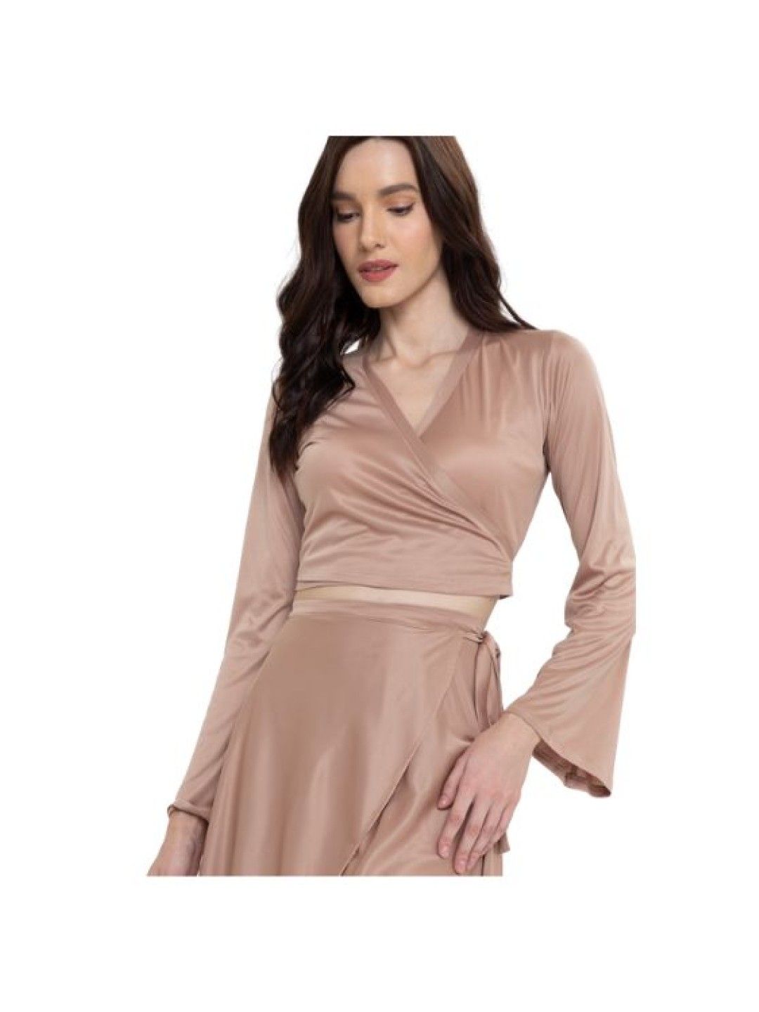 eska Chiaki Wrap Around Top (Gold- Image 1)