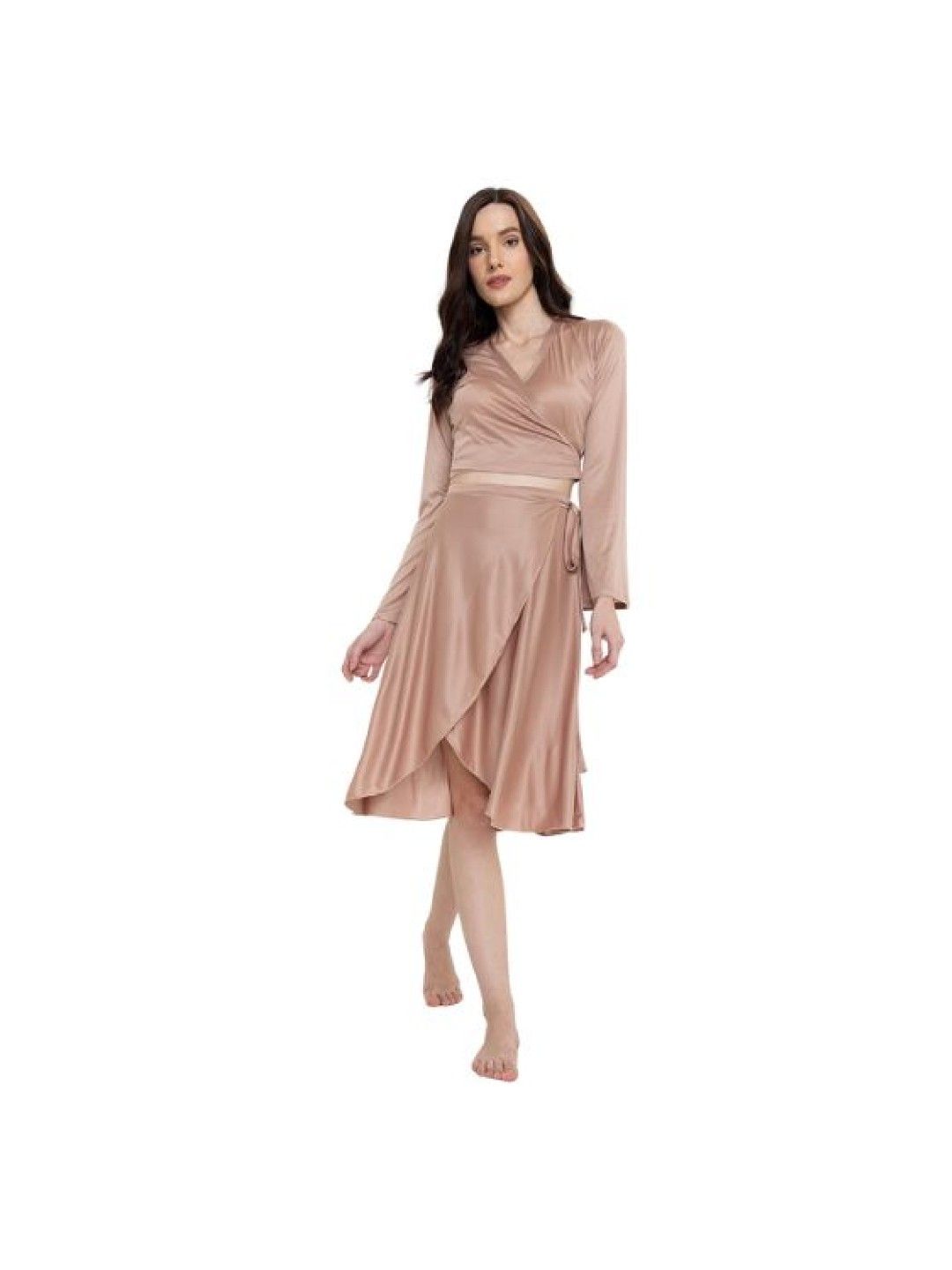 eska Chiaki Wrap Around Top (Gold- Image 4)