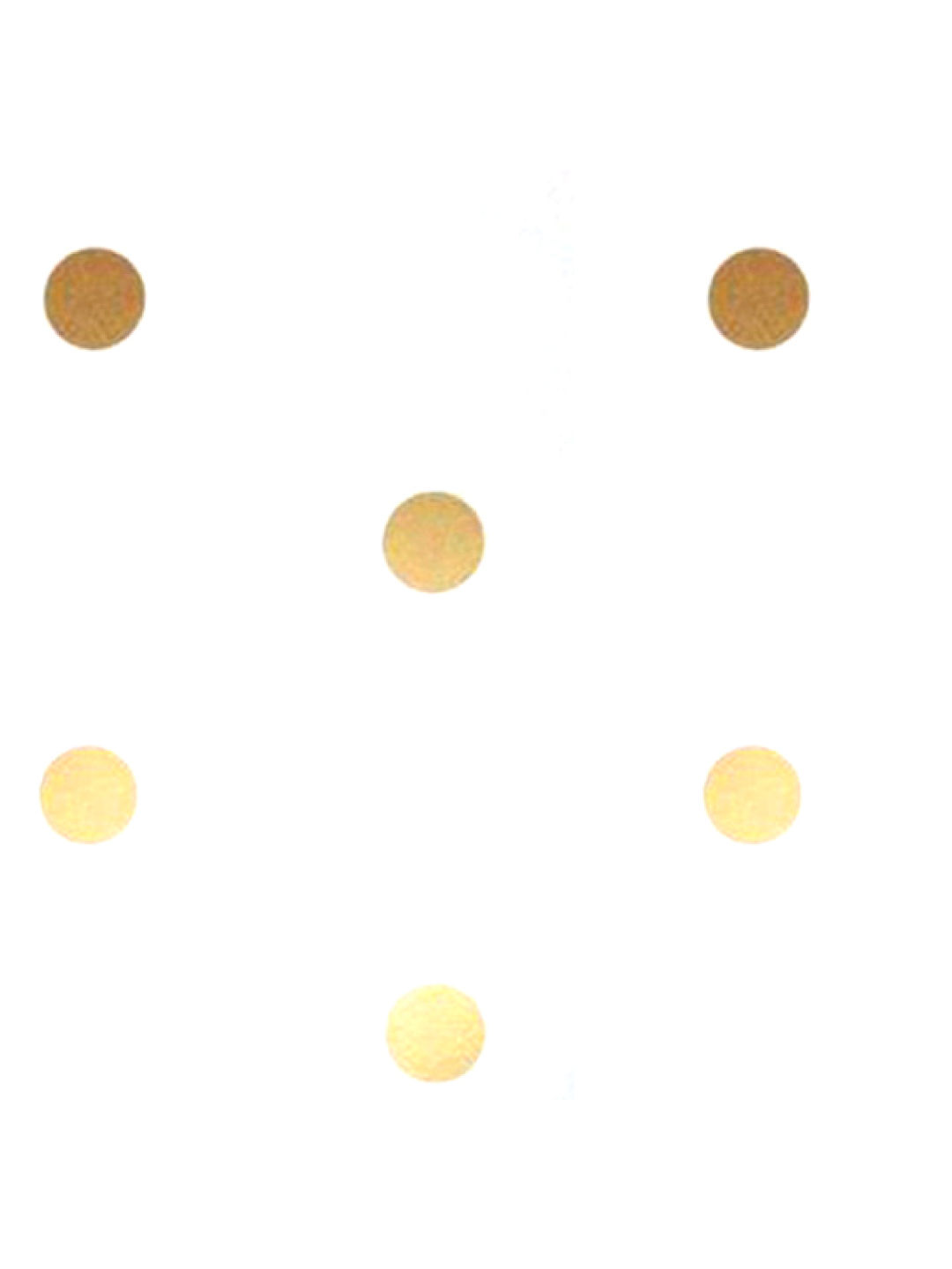 Baboo Basix Gold Dots Peel and Stick DIY Wall Decals