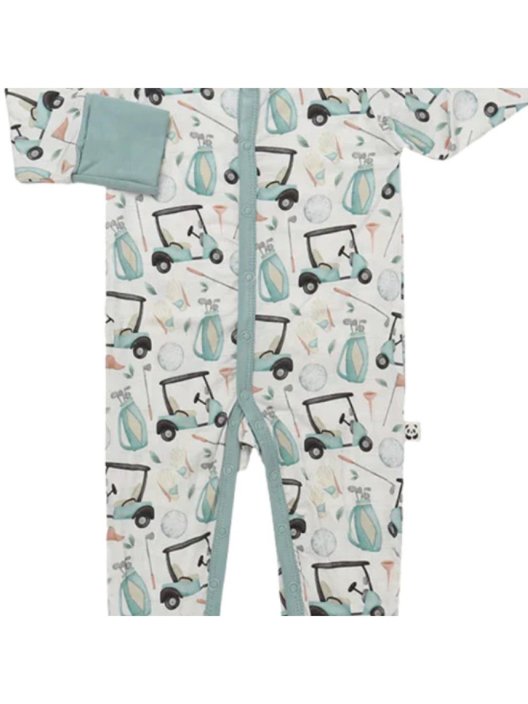 Bamberry Baby Button Down Romper - Move 2.0 Collection (Golf- Image 2)