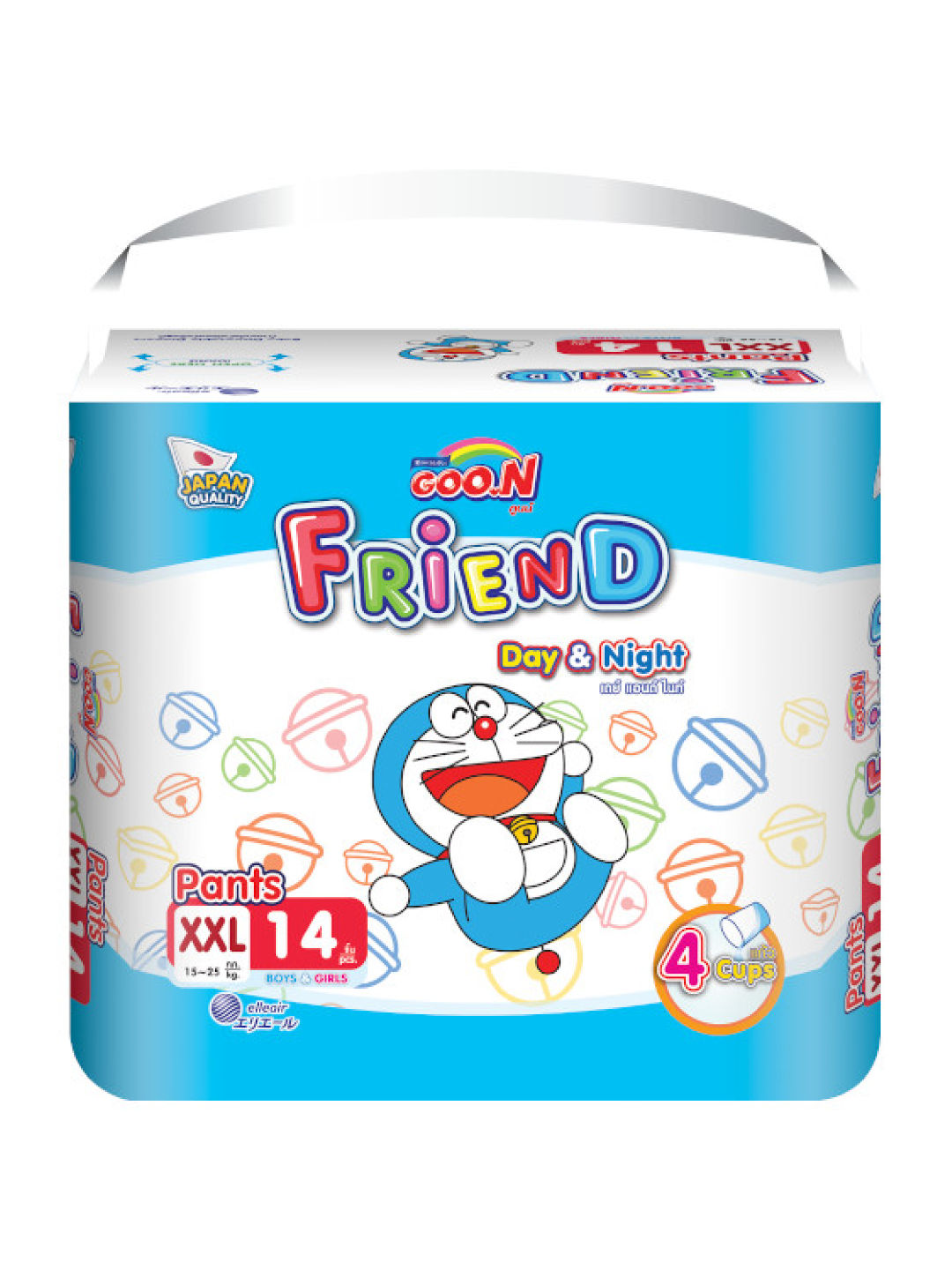 GOO.N Friend Diaper Pants XXL (14pcs) (No Color- Image 1)