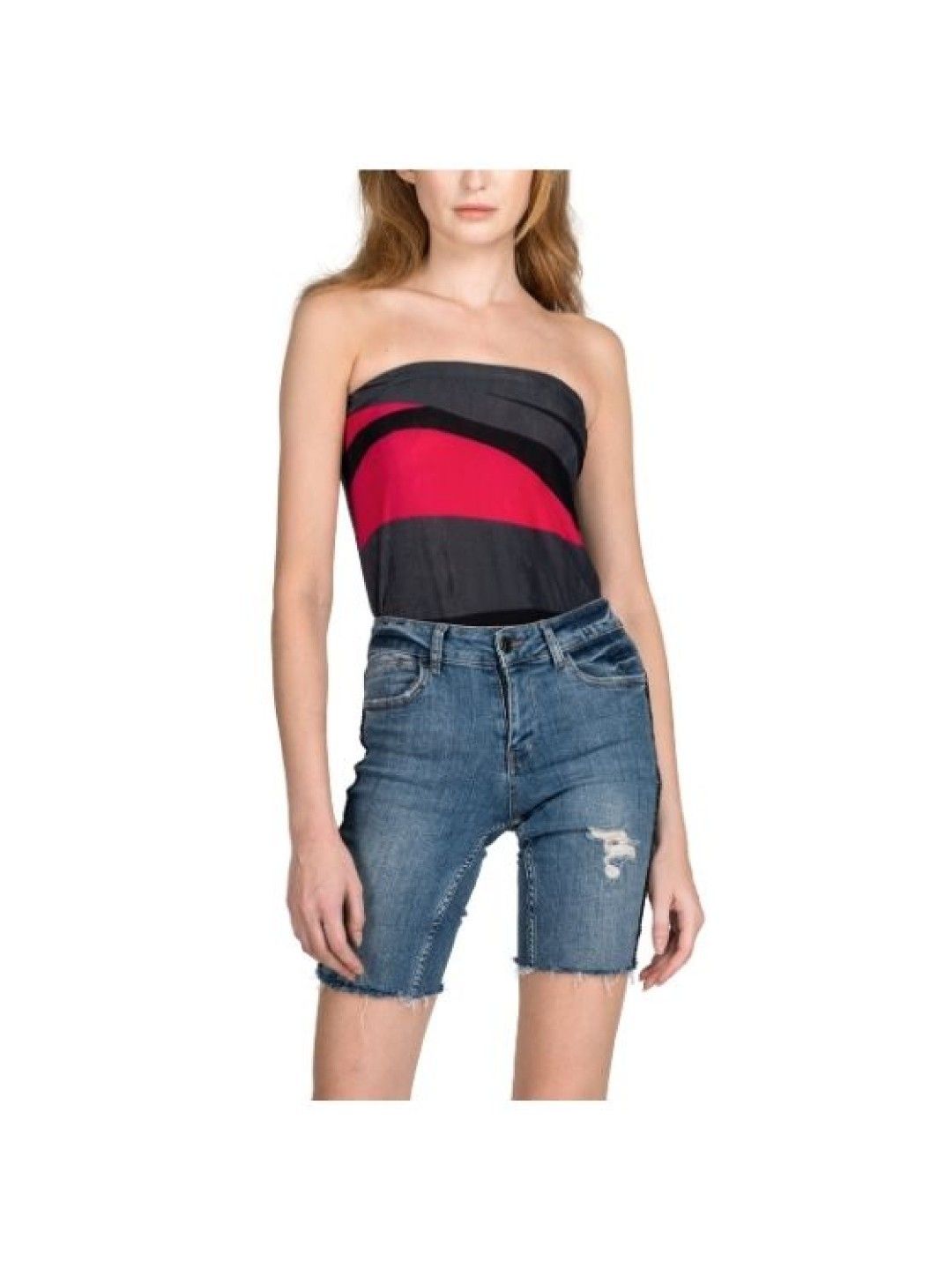 Eve's Chic Grace Tube Top (Pink- Image 2)