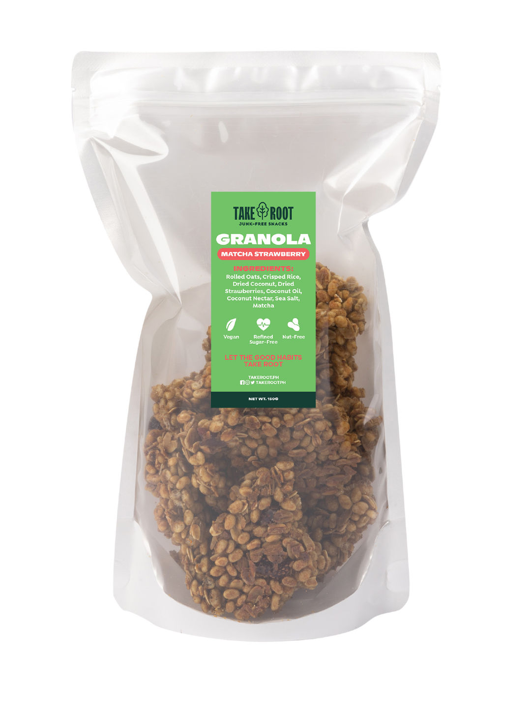 Take Root Matcha Strawberry (150g) (No Color- Image 1)