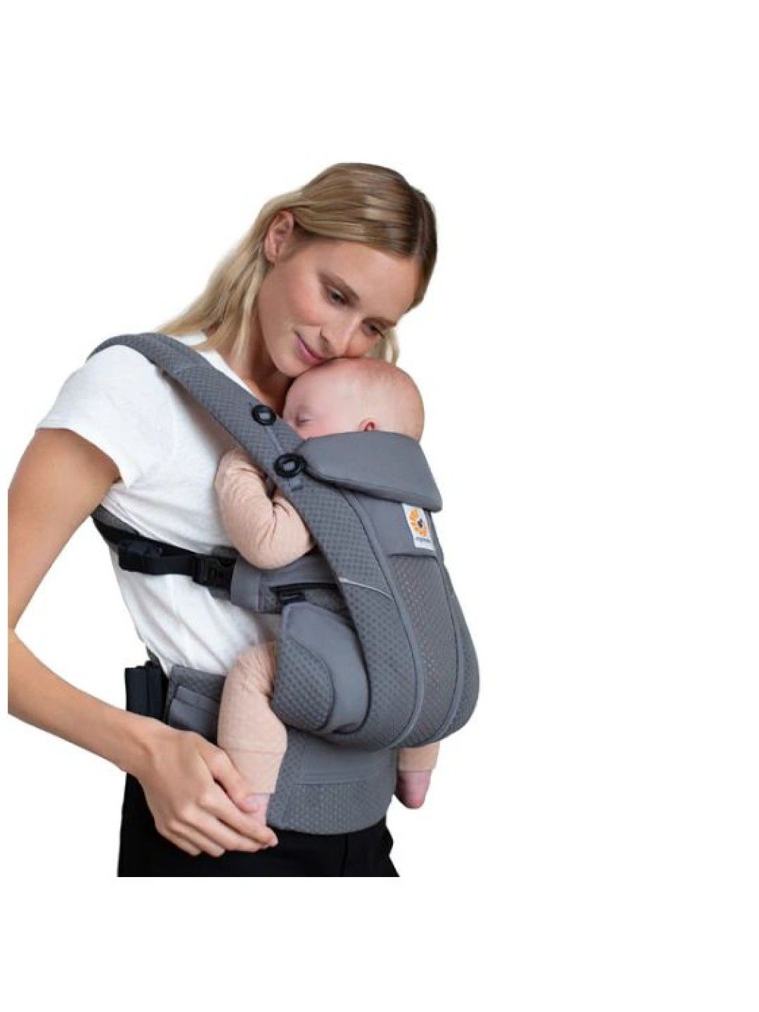 Ergobaby Omni Breeze SoftFlex Mesh Baby Carrier (Graphite Grey- Image 4)