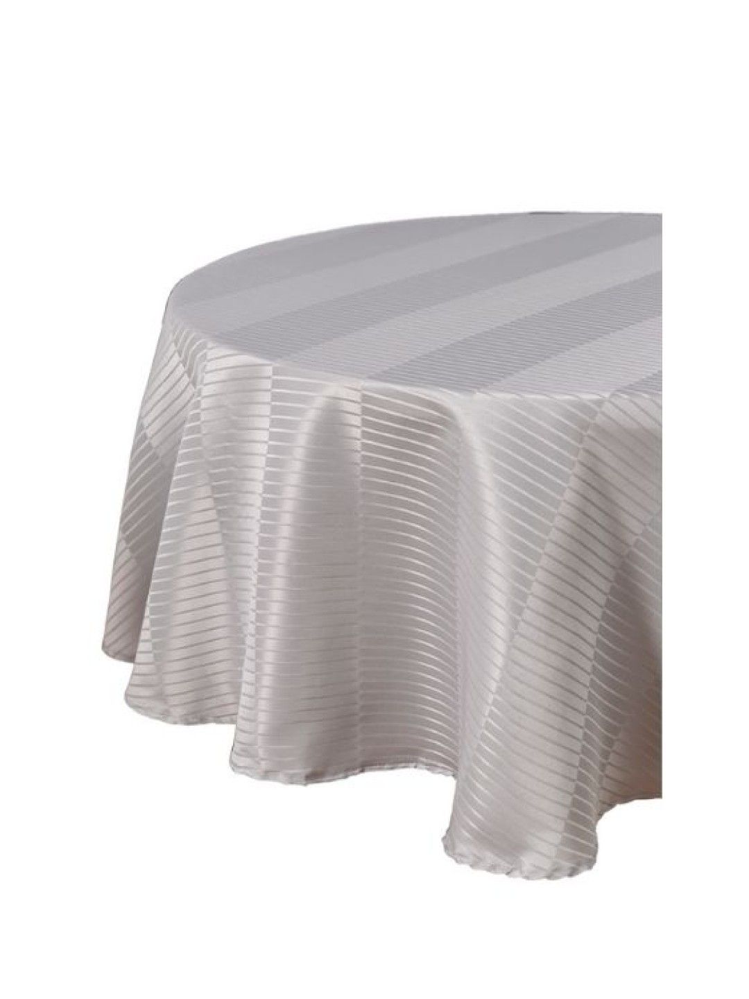 Sunbeams Lifestyle Primeo Premium Jacquard Round Table Cloth (Gray- Image 1)