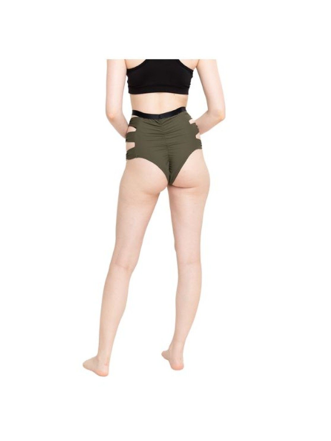 eska Guri Side Peek High Waist Bottoms (Green- Image 3)