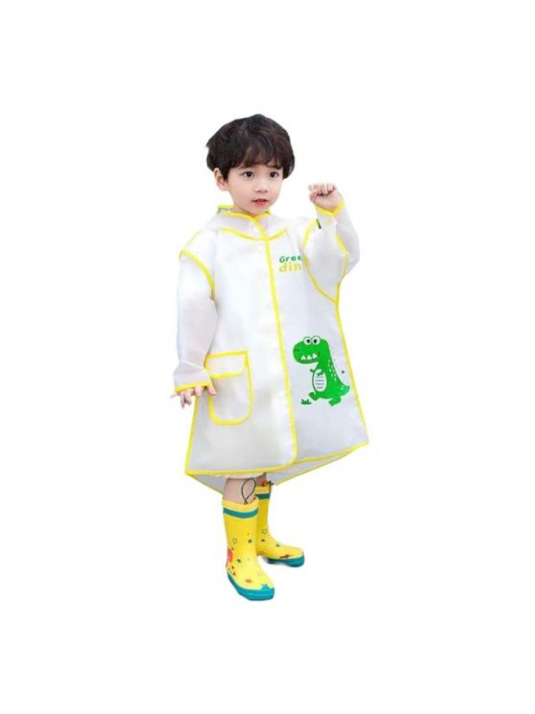 Seams 195 Dinosaur Raincoat (Green- Image 4)