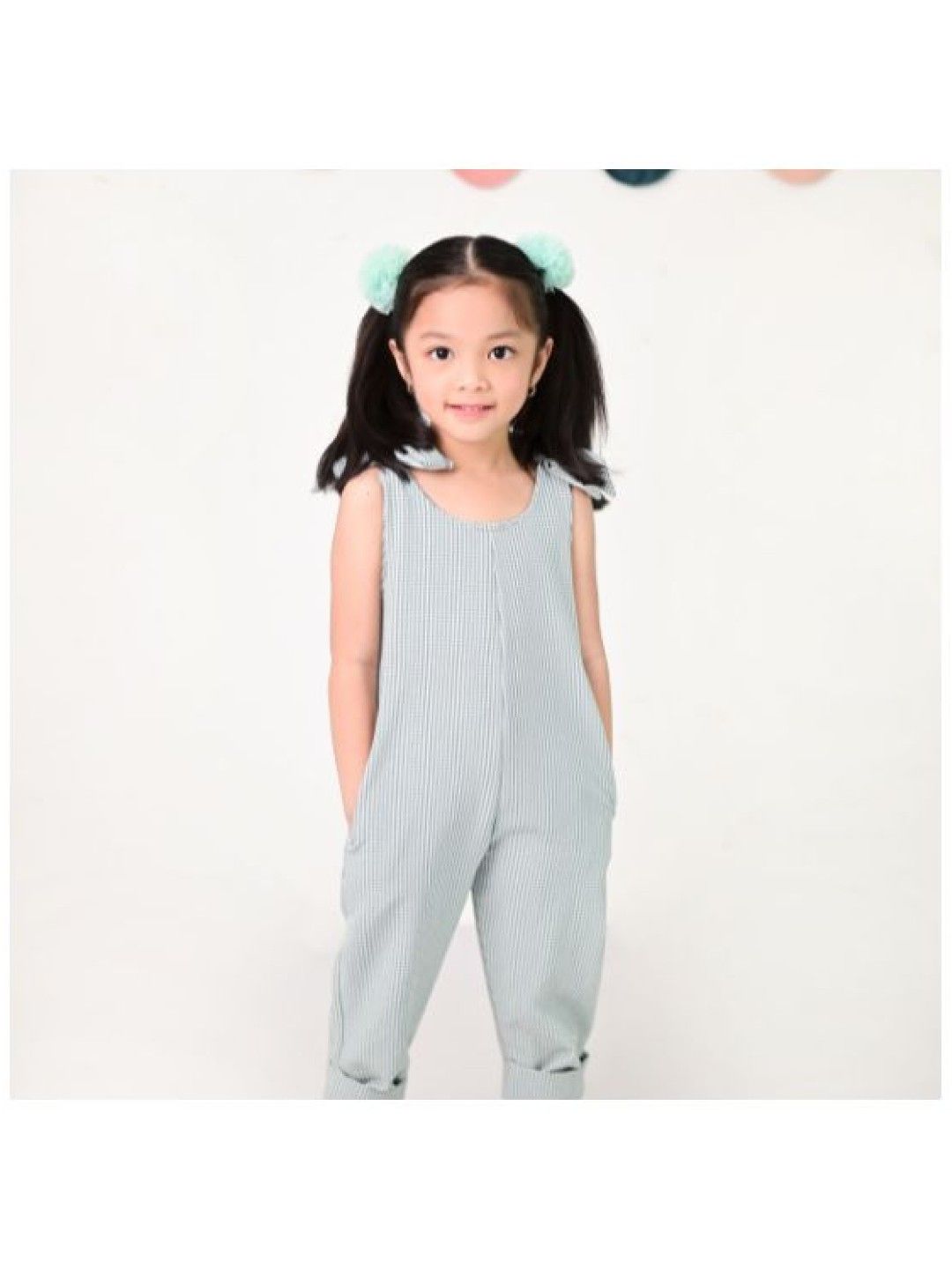 Wear Today Harper Jumpsuit (Green Checkered- Image 3)