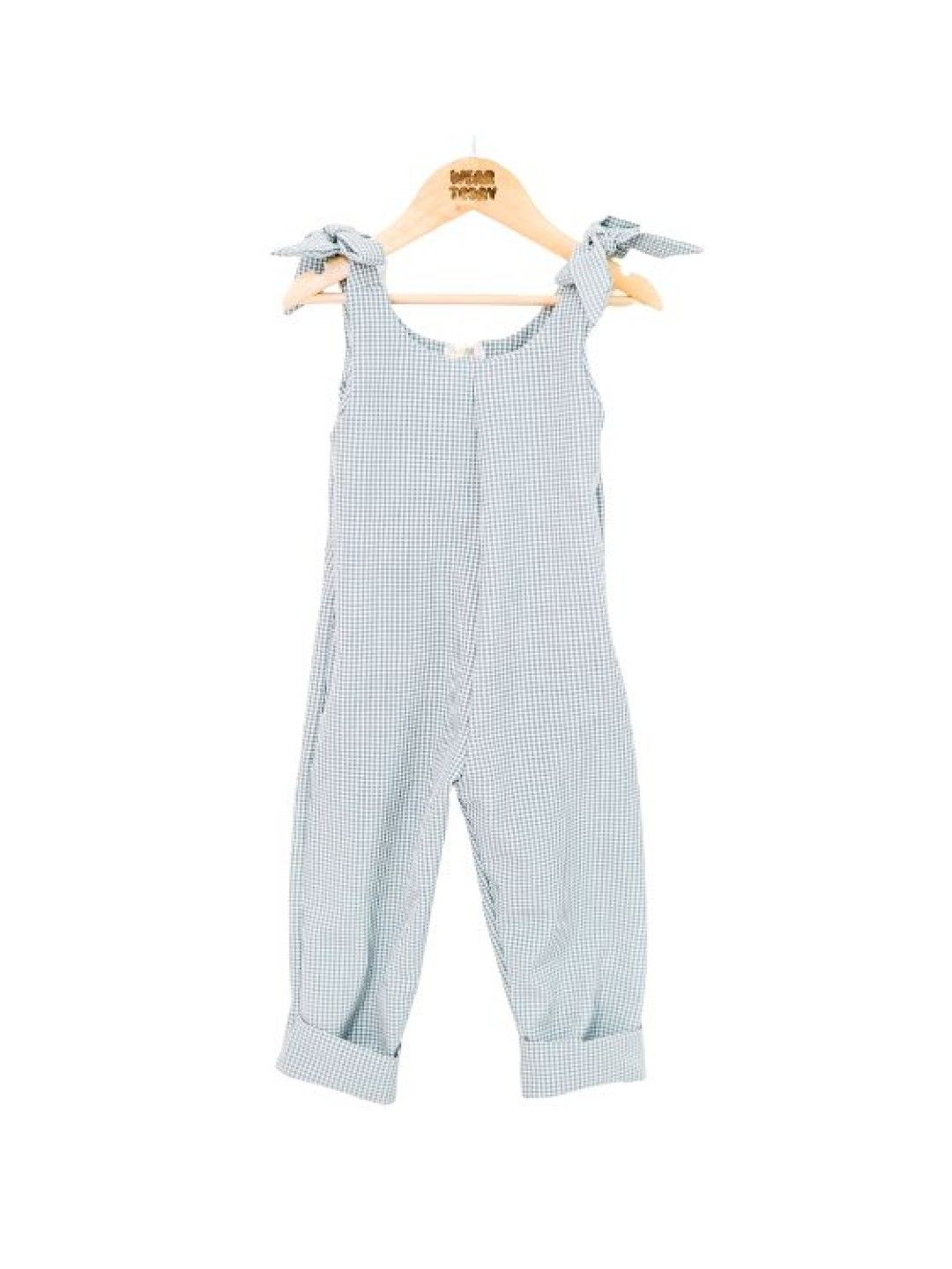 Wear Today Harper Jumpsuit (Green Checkered- Image 1)