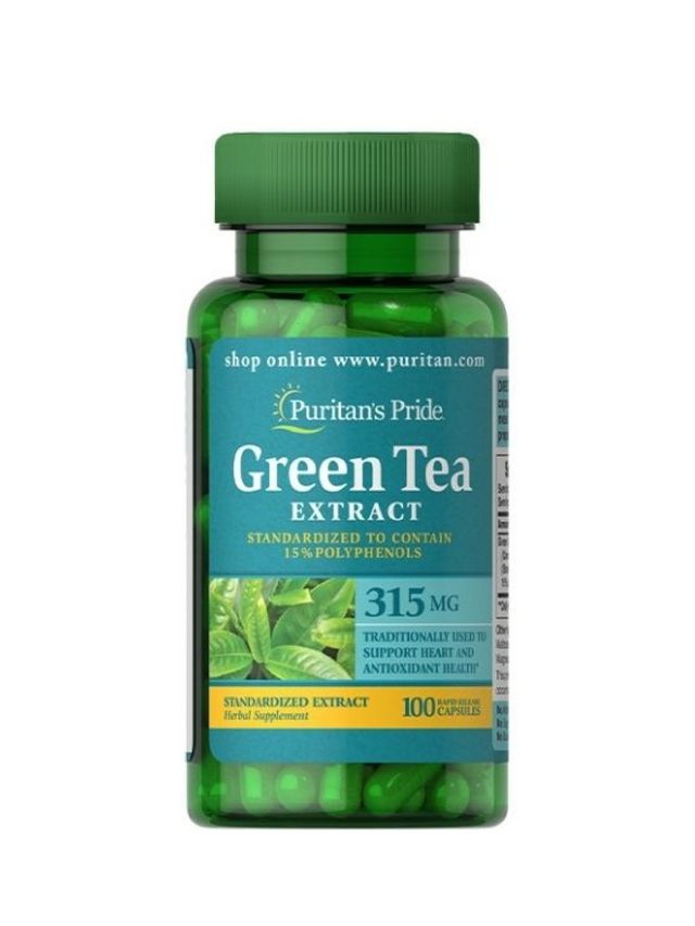 Puritan's Pride Green Tea Extract 315 mg (100 caps | edamama