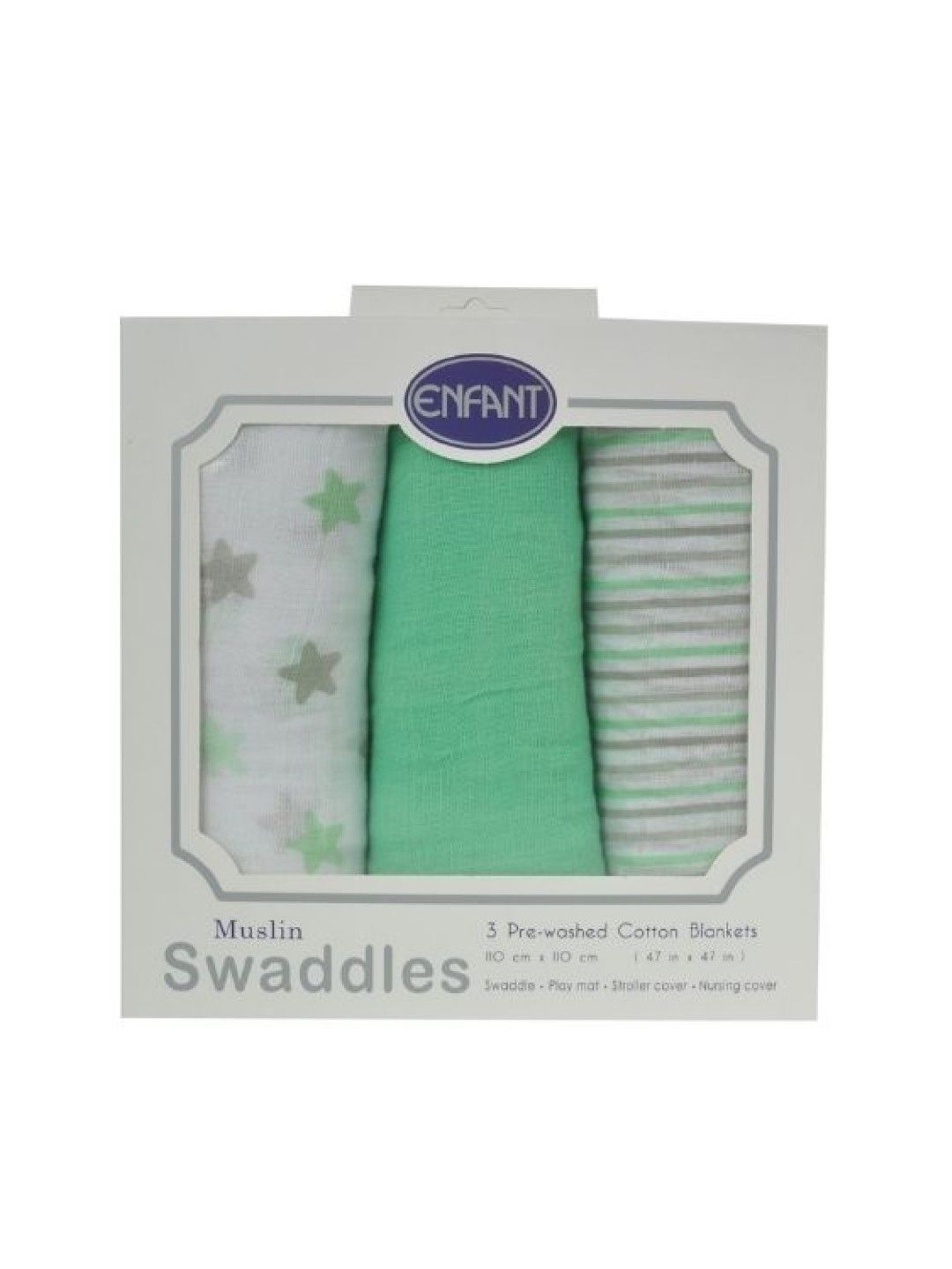 Enfant Muslin Swaddle (Pack of 3)