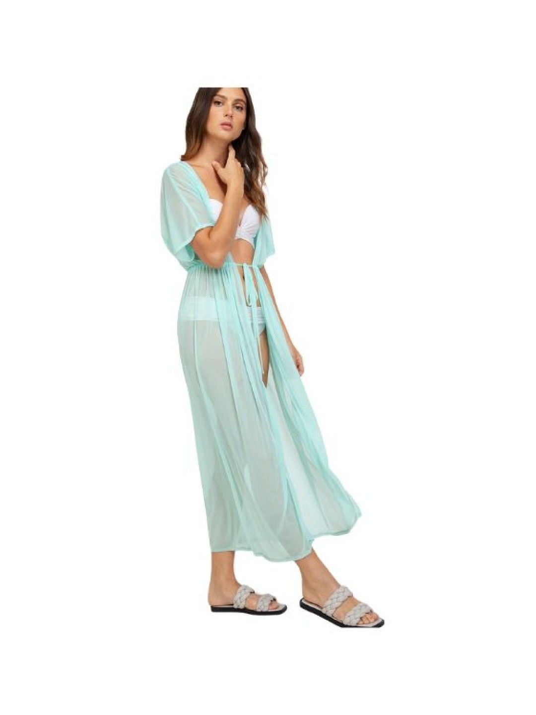 Eve's Chic Samaira Sheer Cover Up Maxi Dress