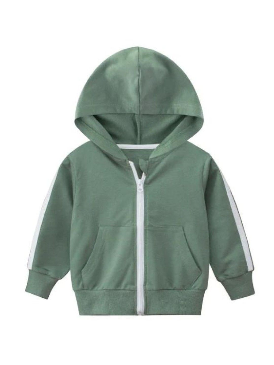 Cottonkind Boys Solid Full Sleeves Jacket (Green- Image 1)