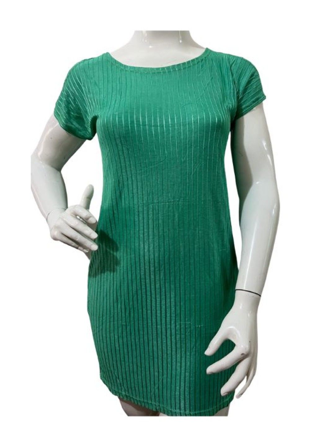 QT Hub Freesize Dress (526) (Green- Image 1)