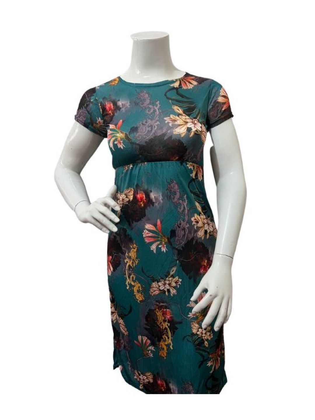 QT Hub Freesize Dress (829) (Green- Image 1)