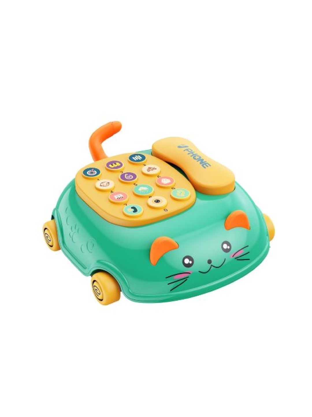 Yoboo Little Cat Music Phone Toy (Green- Image 1)