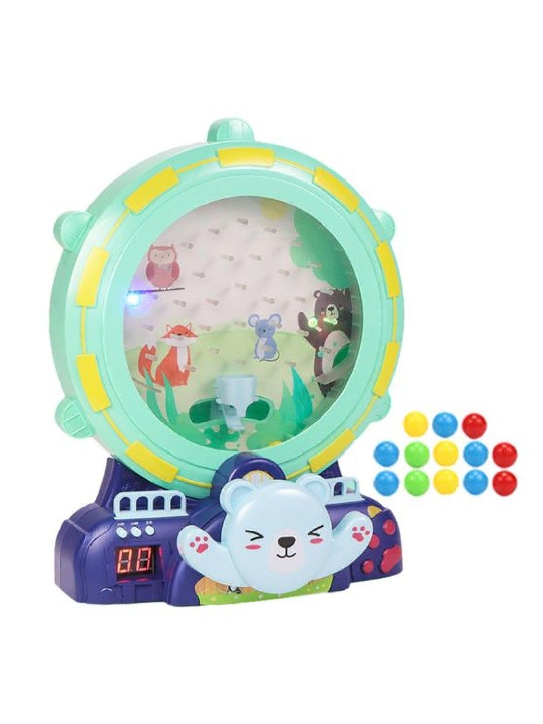 QT Hub Electric Pickup Ball Game (Green- Image 1)