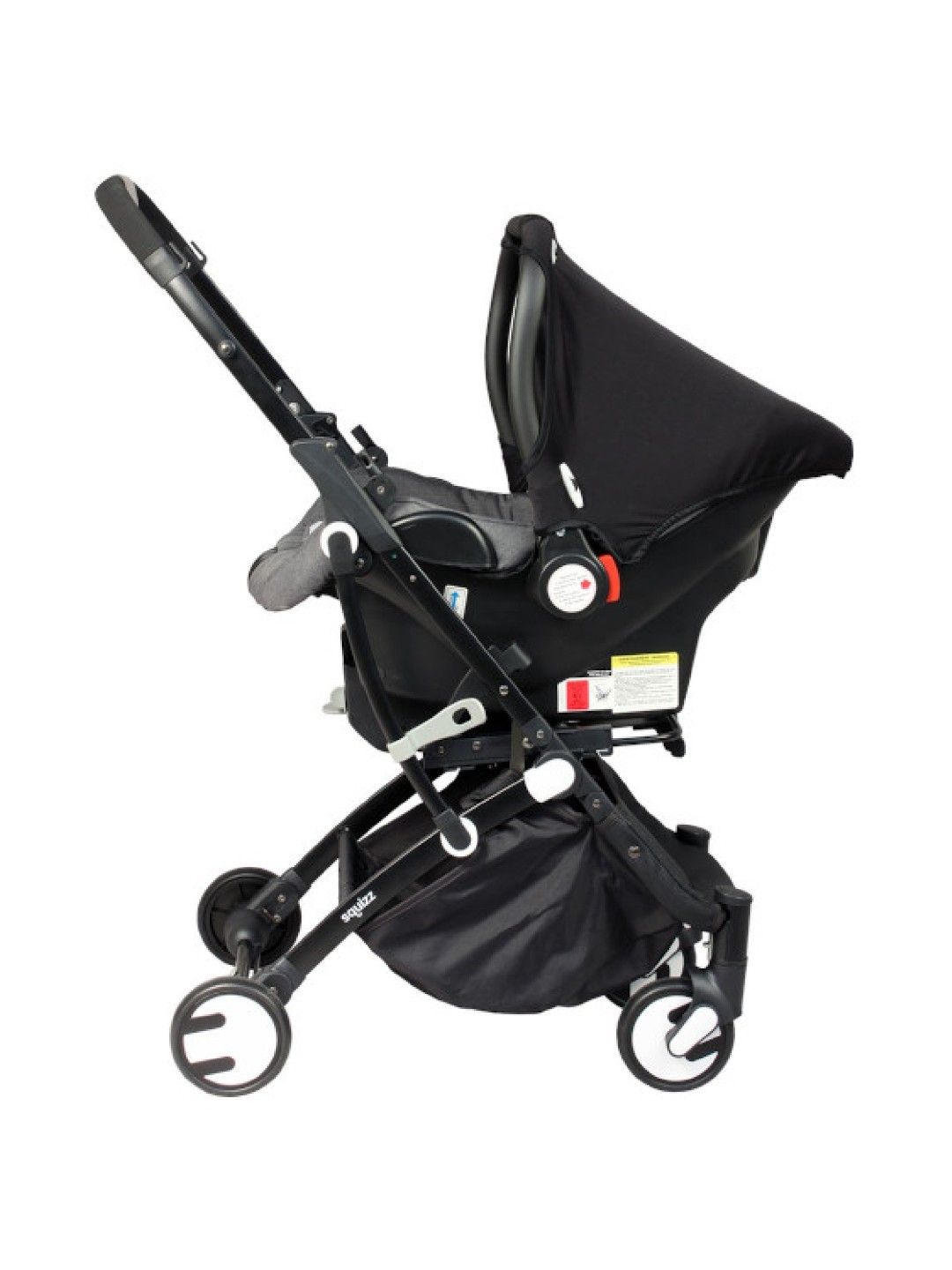 Looping Squizz 3 Stroller with Carseat (Travel System) (Grey & Black- Image 3)