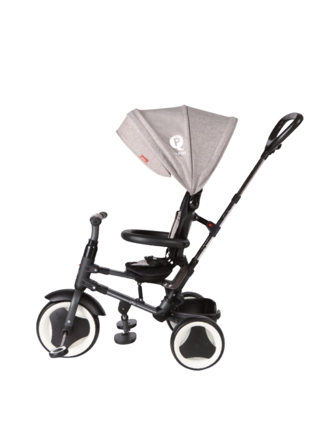 QPlay Rito Star Folding Trike (Grey- Image 2)