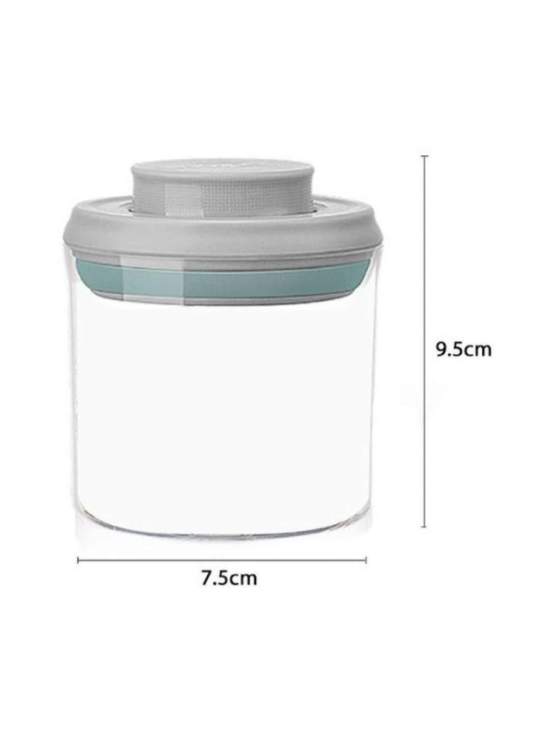 Ankou Airtight 1 Touch Multipurpose Storage Container 250ml (Circle) (Grey- Image 3)