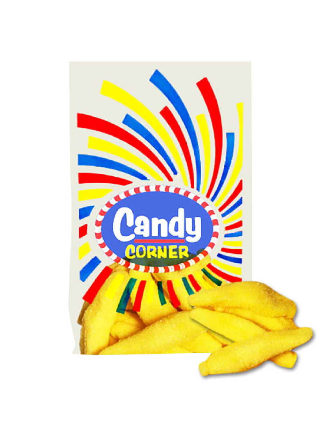 Fini Candy Corner Gummy Bananas (300g)