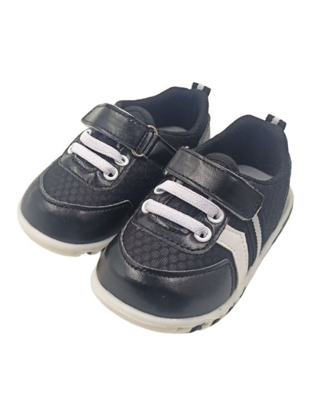 Enfant Light Sole Shoes with Beep Beep Sound (Black- Image 1)